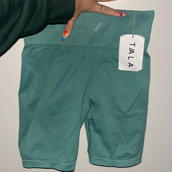 TALA Hosta Shorts in the color Sea, Size Medium - Picture 5 of 6